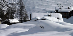 На альпийских горнолыжных курортах Австрии отличная погода